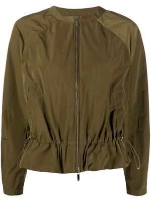 Woolrich round-neck zipped jacket - Green