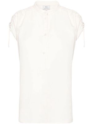 Woolrich sleeveless slub blouse - Neutrals