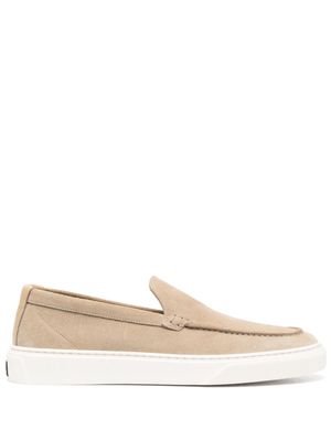 Woolrich slip-on suede boat shoes - Neutrals