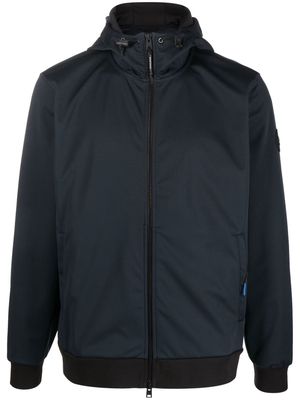 Woolrich softshell zip-up hooded jacket - Blue