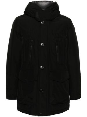 Woolrich stand-up collar cotton-blend jacket - Black