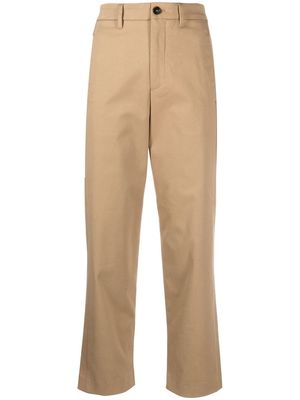 Woolrich stretch-twill trousers - Brown
