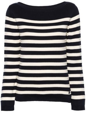 Woolrich striped cotton jumper - Blue