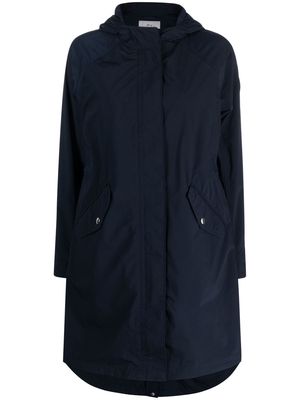 Woolrich Summer hooded parka coat - Blue