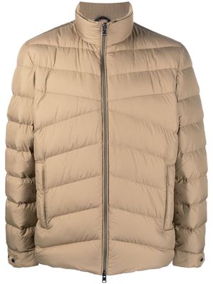 Woolrich Sundance zip-up padded jacket - Brown