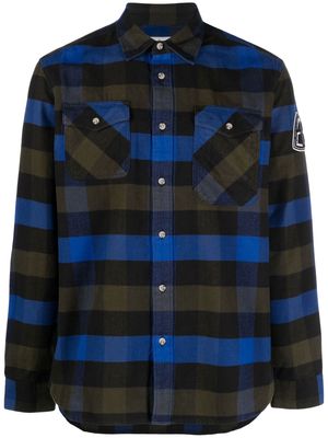 Woolrich tartan check-print shirt - Blue