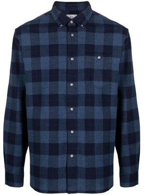 Woolrich Traditional checked flannel shirt - Blue