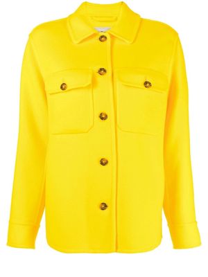 Woolrich virgin-wool shirt jacket - Yellow