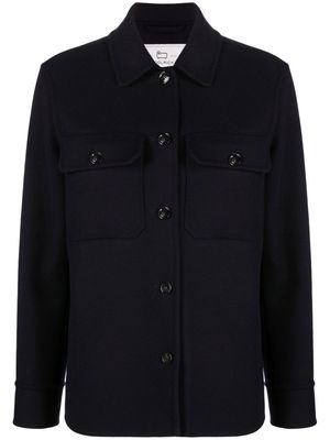 Woolrich wool shirt jacket - Blue