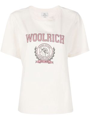 Woolrich Woolrich Ivy cotton T-shirt - Neutrals