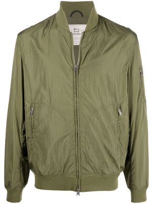 Woolrich zip-up bomber jacket - Green