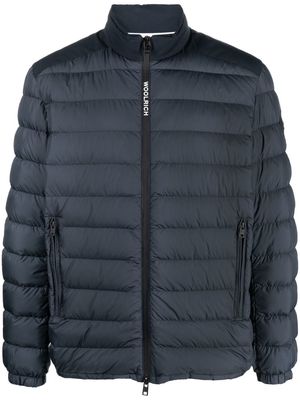 Woolrich zip-up padded down jacket - Blue