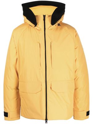 Woolrich zip-up padded hooded jacket - Yellow