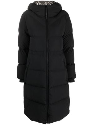 Woolrich zip-up padded parka coat - Black