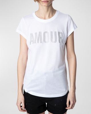 Woop Amour Strass T-Shirt