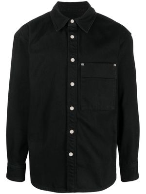 Wooyoungmi cotton denim shirt - Black