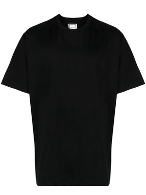 Wooyoungmi floral-print cotton T-shirt - Black