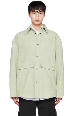 Wooyoungmi Green Button Up Shirt