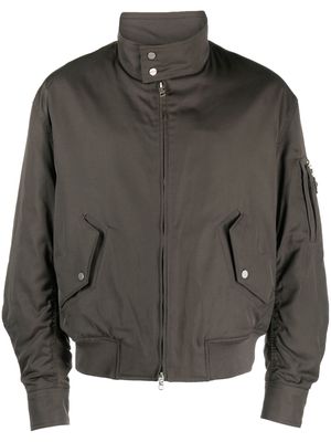 Wooyoungmi keyring-attachment zipped jacket - Green