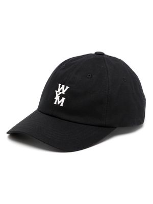 Wooyoungmi logo-embroidered baseball cap - Black