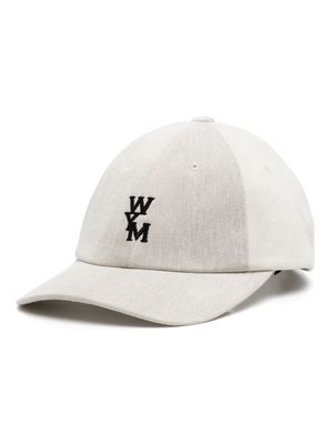 Wooyoungmi logo-embroidered cotton cap - White