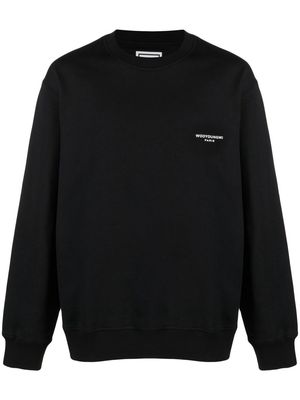 Wooyoungmi logo-embroidered sweatshirt - Black