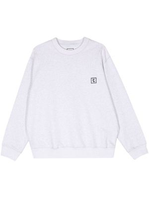 Wooyoungmi logo-embroidered sweatshirt - Grey