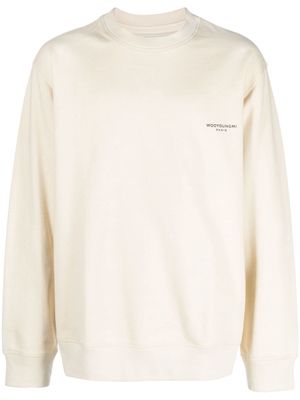 Wooyoungmi logo-patch cotton sweatshirt - Neutrals