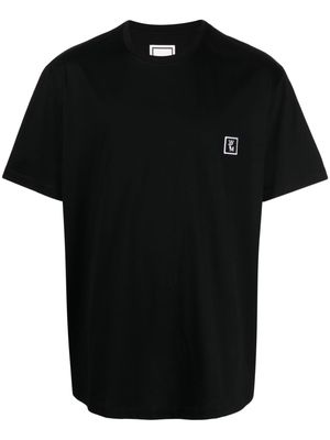 Wooyoungmi logo-patch short-sleeve T-shirt - Black