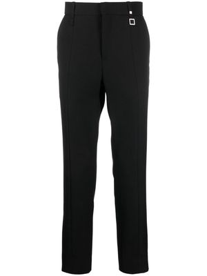 Wooyoungmi mid-rise wool tailored trousers - Black