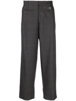 Wooyoungmi straight-leg tweed trousers - Grey