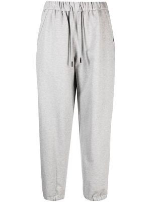 Wooyoungmi tapered drawstring track pants - Grey