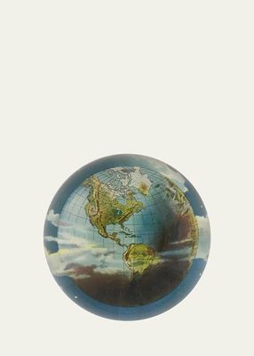 World Globe Dome Paperweight