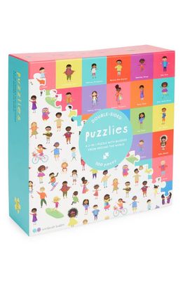 Worldwide Buddies Puzzlies 'Buddies Around the World' Double Sided 100-Piece Puzzle in Multi