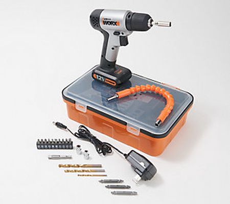 WORX 12V D-Lite Cordless Drill and Driver w/ Project Kit