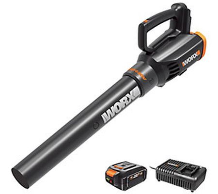 WORX 20V 4.0Ah Cordless Turbine Blower w/ Batte ry