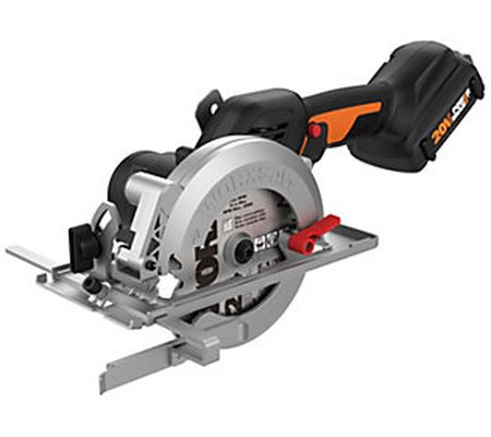 WORX NITRO POWER SHARE 20V Worxsaw 4-1/2 in. Co mpact Saw