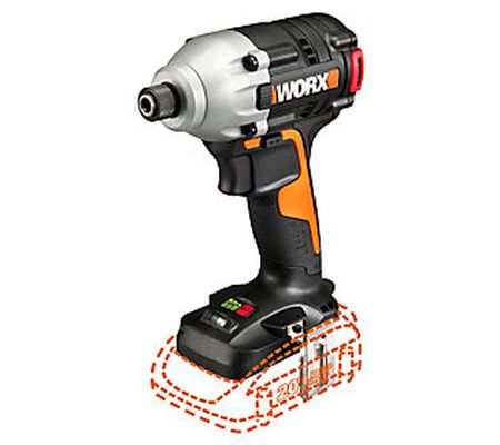 WORX POWER SHARE 20V Cordless 1/4 in. Hex Impac t Driver