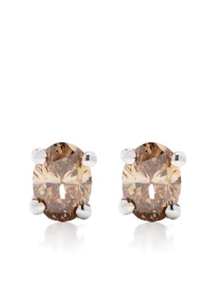 Wouters & Hendrix Gold 18kt white gold diamond stud earrings - Silver