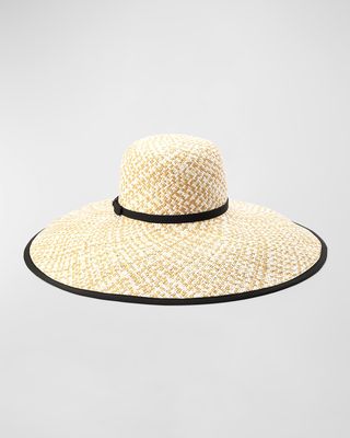 Woven Straw Large Brim Sun Hat