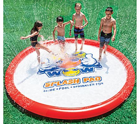 WOW Sports 10' Splash Pad with Sprinkler and Wading Pool