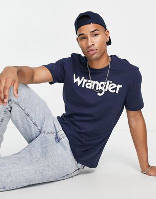 Wrangler t-shirt in blue