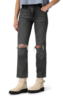 Wrangler Wild West 603 Ripped High Waist Ankle Straight Leg Jeans in Star Ship