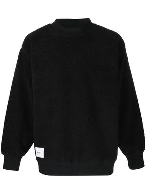 WTAPS Bevel fleece sweatshirt - Black