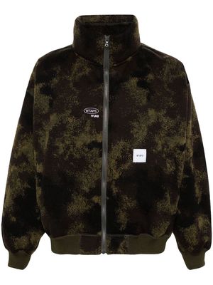 WTAPS Bundle knitted zip-up jacket - Green