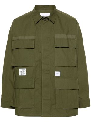 WTAPS Identity ripstop military shirt - Green