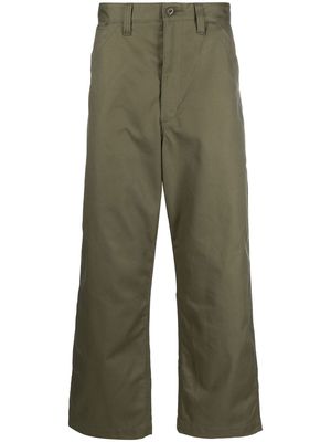 WTAPS straight leg trousers - Green