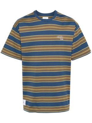 WTAPS Textile Protect cotton T-shirt - Blue