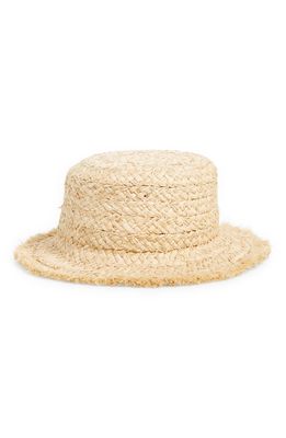 Wyeth Alexis Frayed Straw Hat in Natural