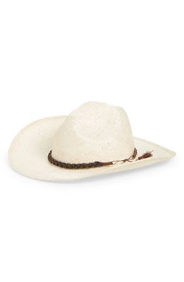 Wyeth Ford Hand Woven Sisal Straw Hat in Natural